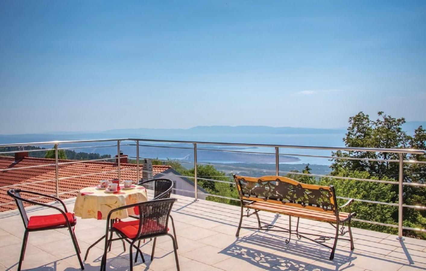 Apartment Jasna With Breathtaking Sea View, Terrace And Free Parking Hreljin Exterior foto
